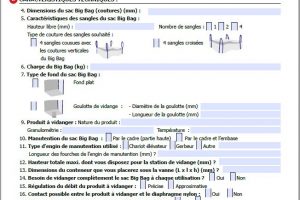 Cahier des charges – Station de vidange