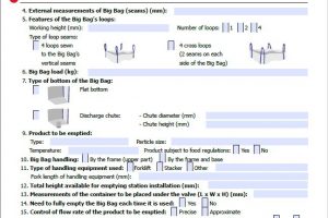 Specifications for Manubag structure