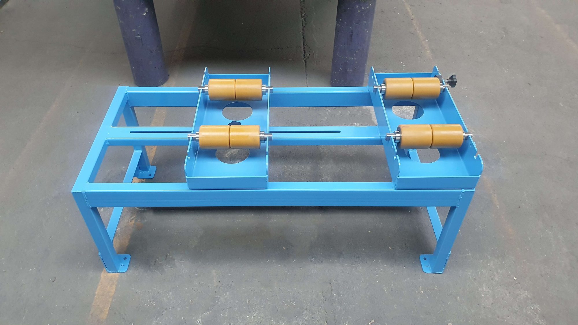Rack à rouleaux ergonomique